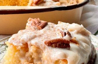 CINNAMON ROLL POKE CAKE – The Southern Woman Cooks