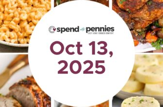 Weekly Meal Plan Oct 13, 2025