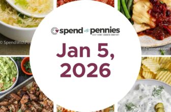 Weekly Meal Plan Jan 5, 2026