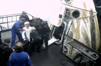 ISS mission splashes down after medical difficulty
