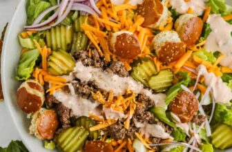 Massive Mac Salad (Cheeseburger Salad)